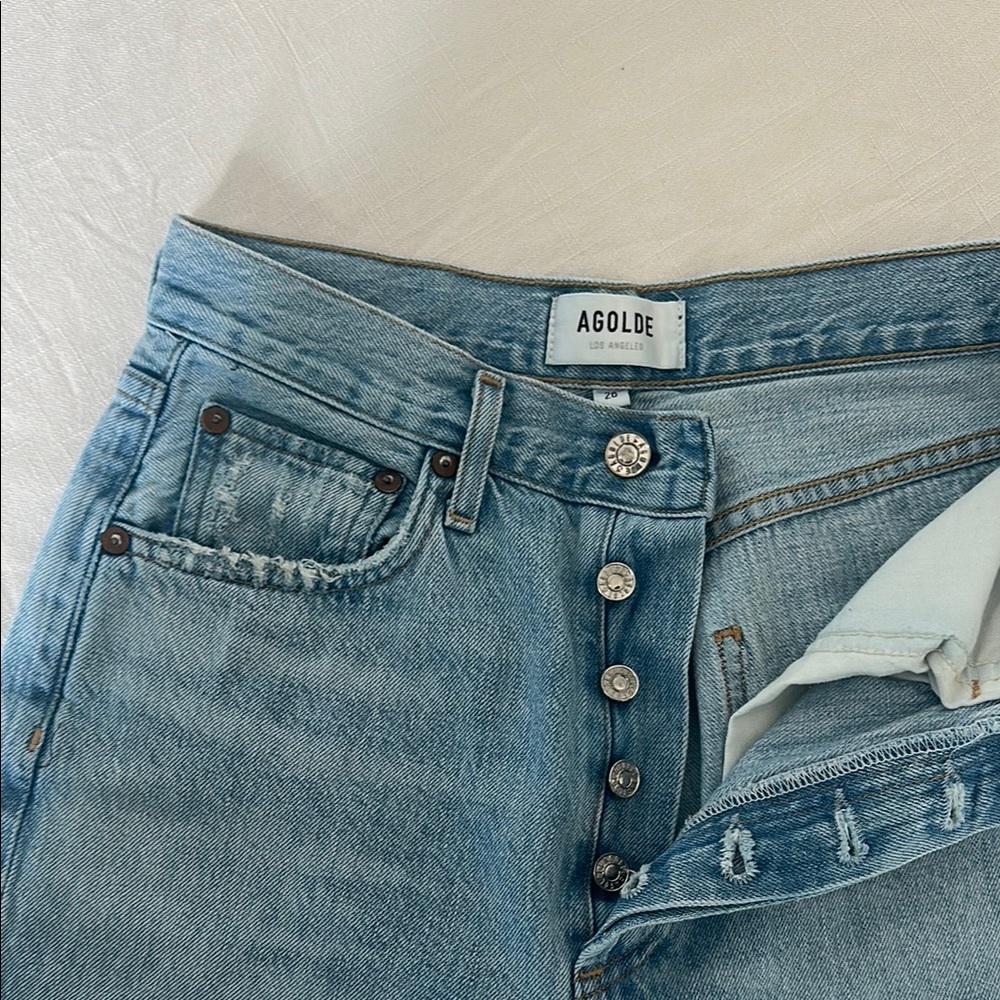 AGOLDE Light Blue Denim Jeans
